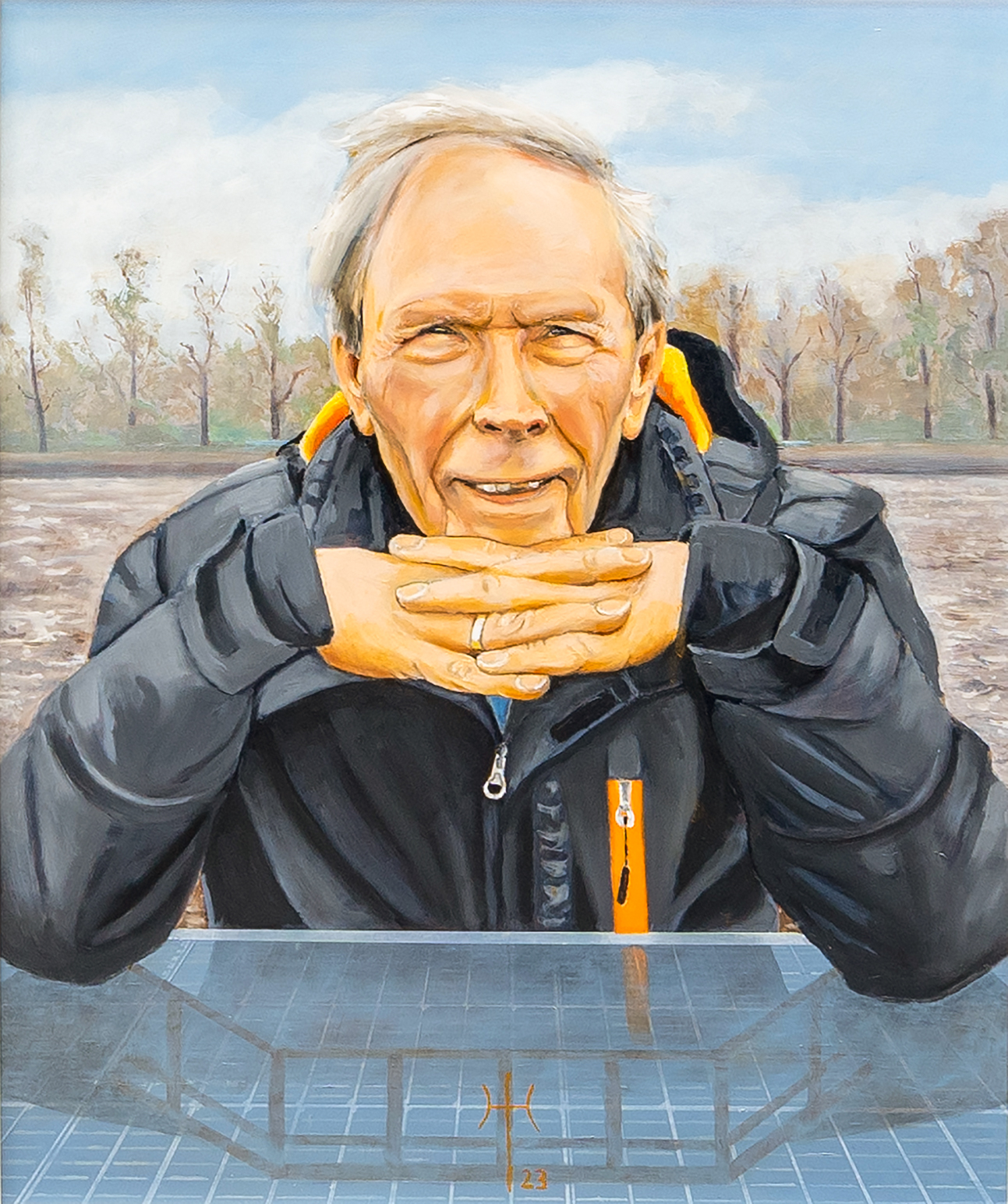 Peter Mendelts door Klaas Koops. Olieverf op doek, 60 x 50